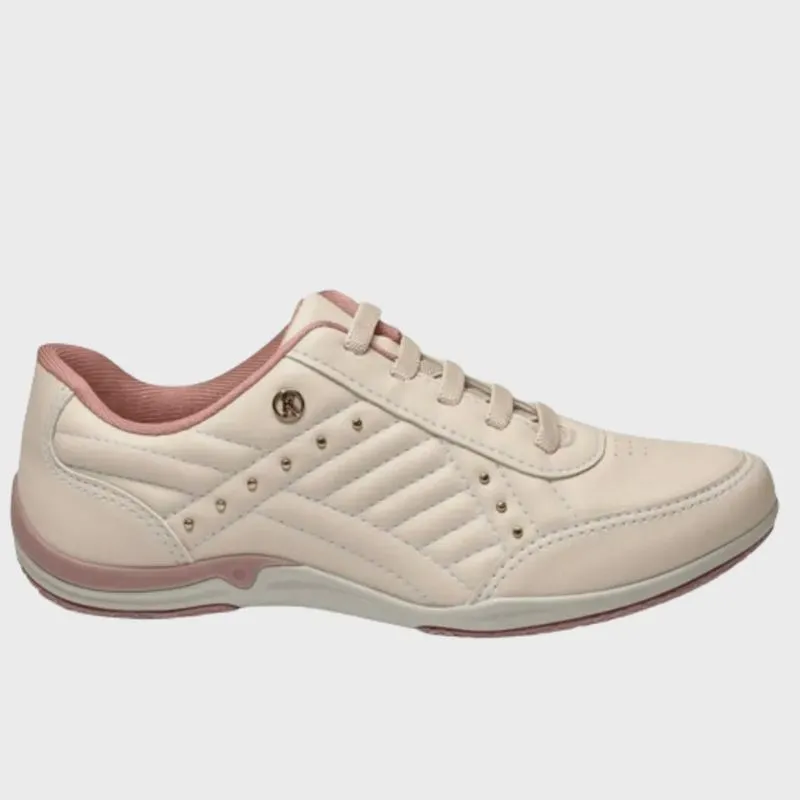 Tênis Kolosh Feminino Slip-On Calce Fácil Nude