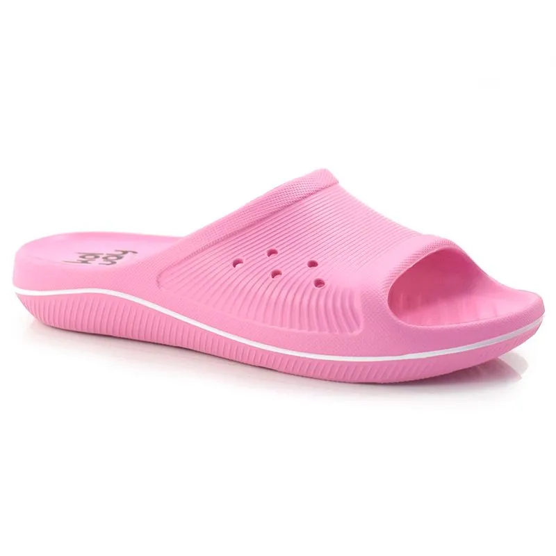 Chinelo Slide Feminino Kolway Rosa KW-221 40