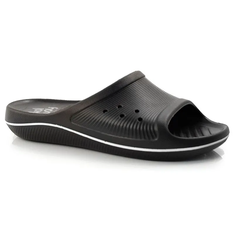 Chinelo Slide Feminino Kolway Preto KW-221 37