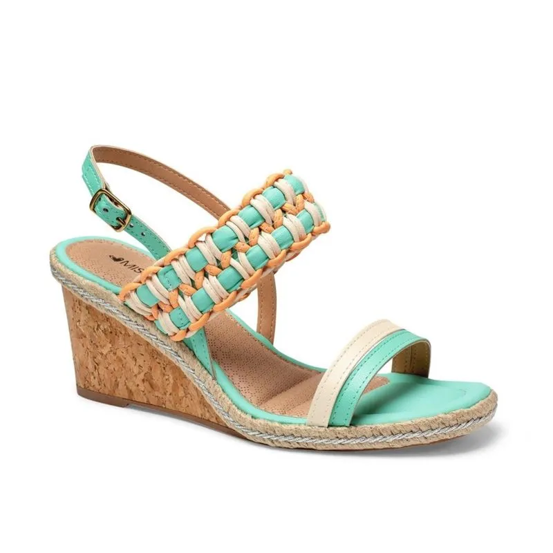 Sandalia Mississipi Q7211 Anabela Feminina