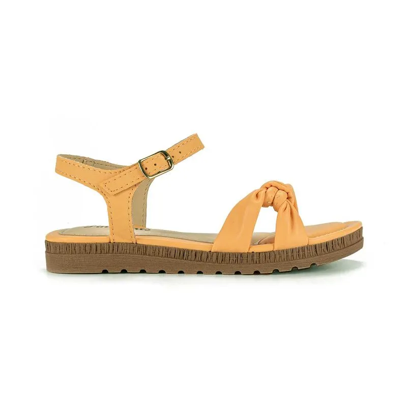 Sandália Pink Cats Infantil Flatform Laranja 30