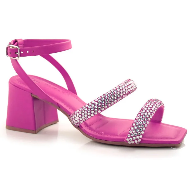 Sandália Feminina de Salto Médio Tanara Rosa T6765 34