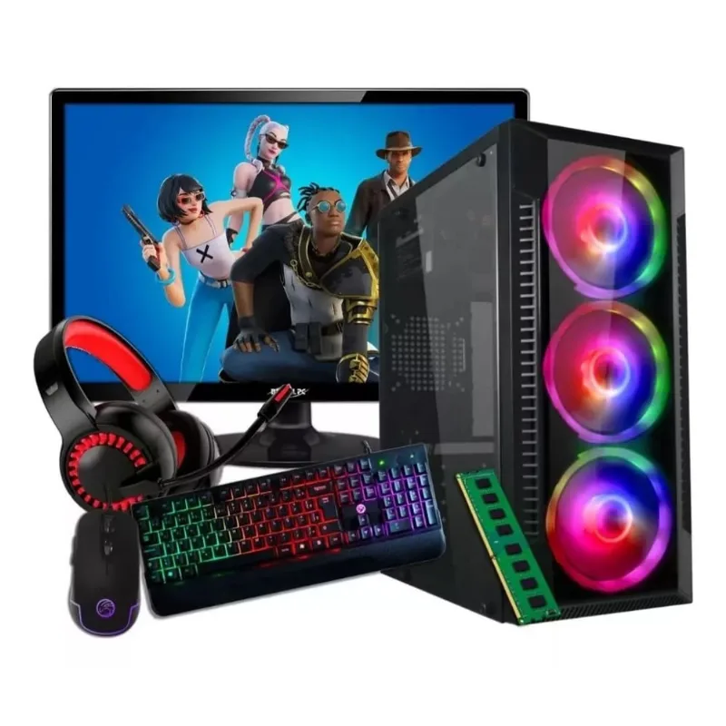 Pc Gamer Intel I7 16gb Ssd 480gb, Placa De Video 4gb Fone