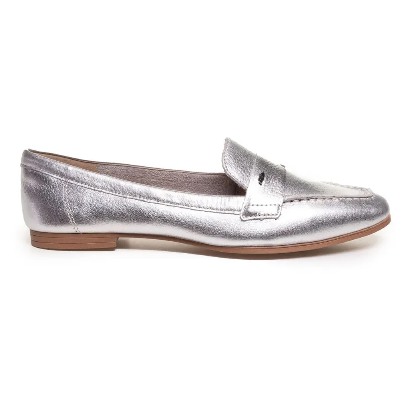Sapato Mocassim Prata Dakota Feminino 35