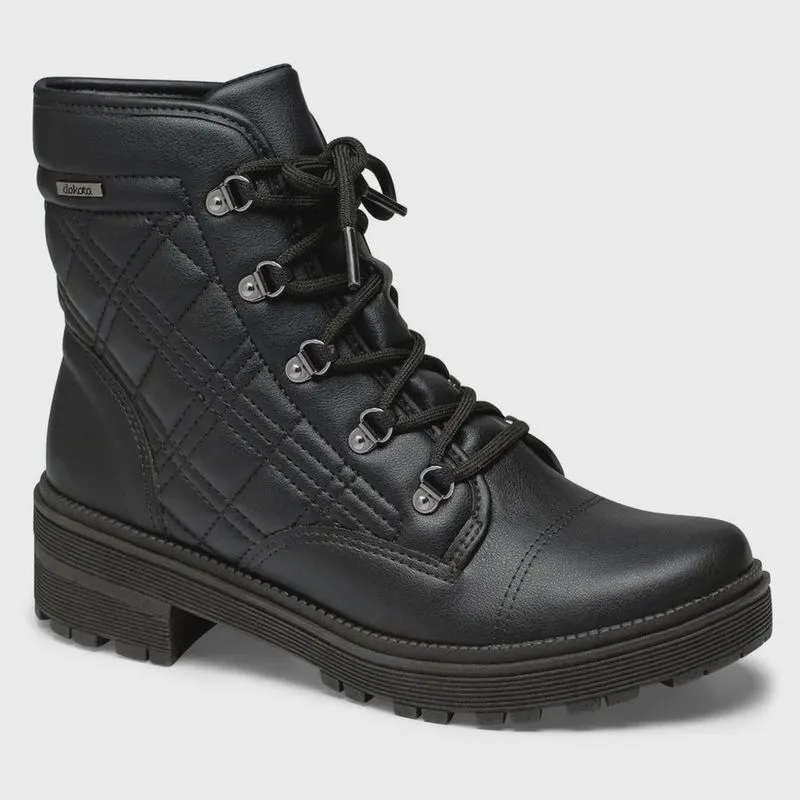 Bota Coturno Feminino Dakota Confortável Cadarço G5932
