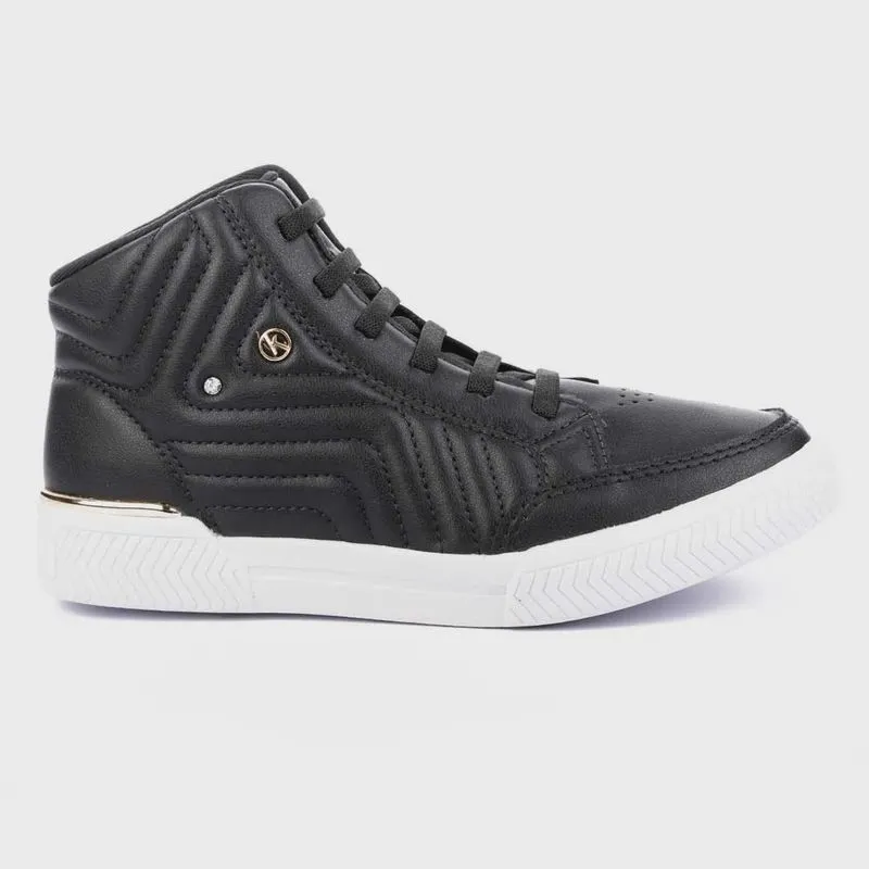 Tênis Casual Feminino Abotinado Preto Kolosh C3014-0001