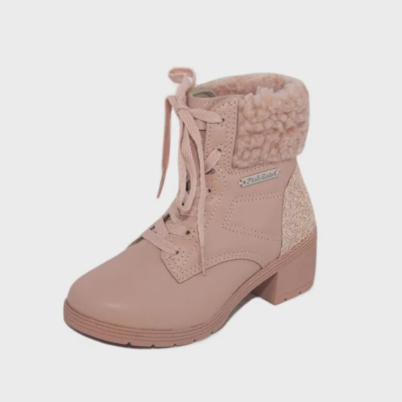 Tênis Infantil Pink Cats Coturno ref: V-3371