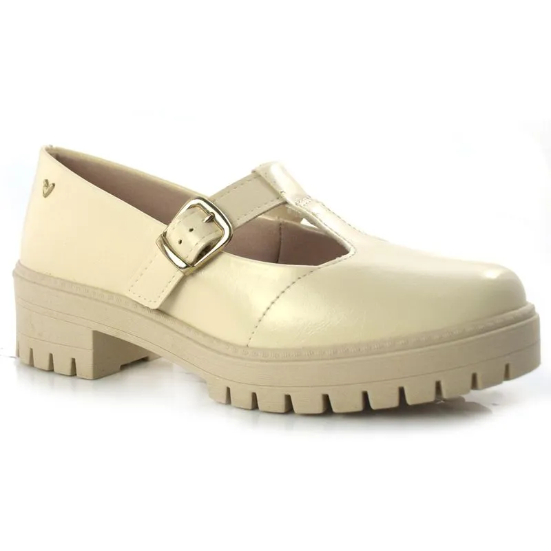 Sapato Mary Jane Feminino Mississipi Off White Q8552 36