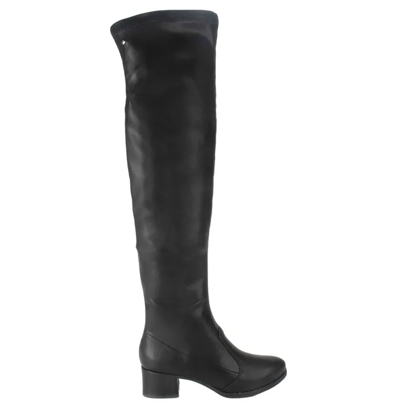 Bota feminina over the knee dakota G9011 salto bloco 4,5 cm E cano com 52,5 cm altura