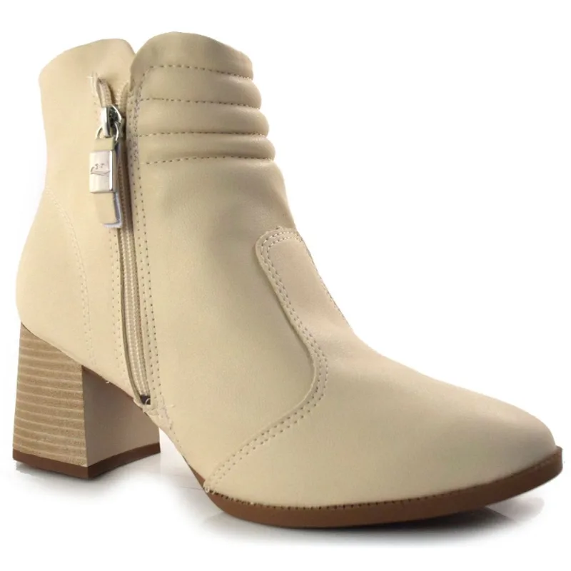 Ankle Boots Feminino Dakota Off White G5773 35