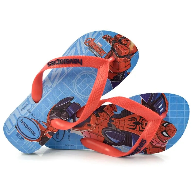 Chinelo Infantil Havaianas Top Marvel Azul 4148300 35/36