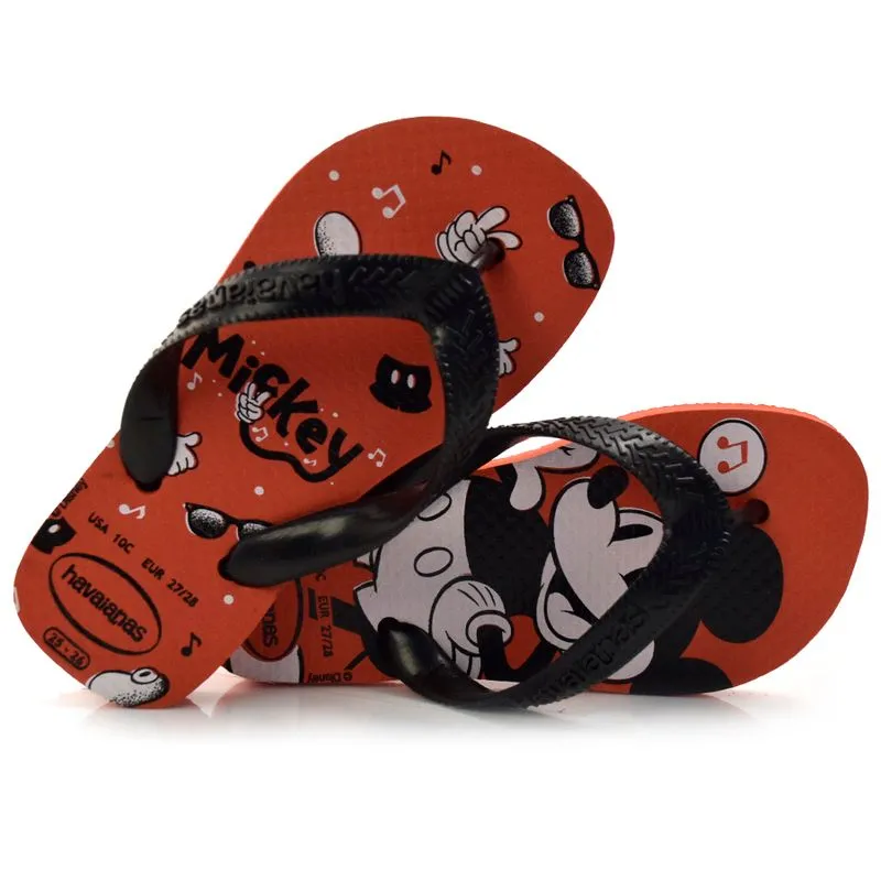 Chinelo Infantil Havaianas Top Disney Vermelho 4139412 INF 27/28