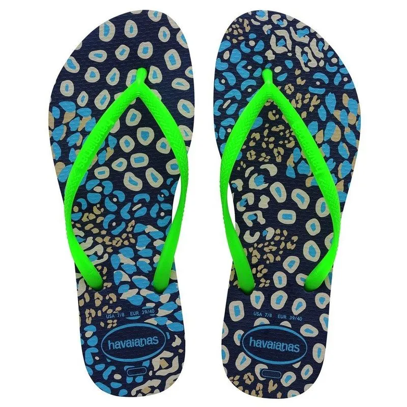Havaianas Slim Animals Azul/Verde