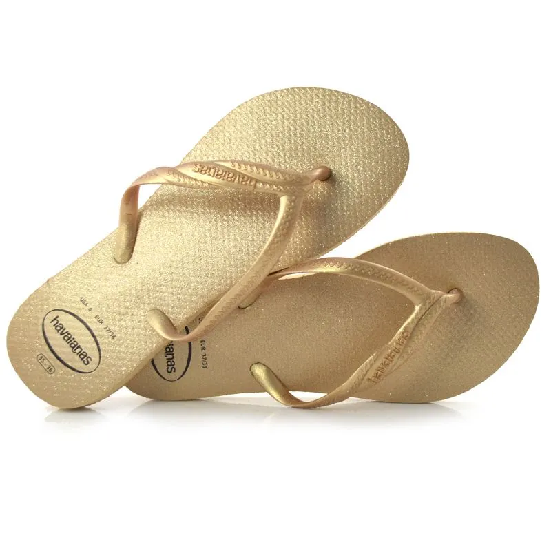 Chinelo Havaianas Fantasia Gloss Dourado 4145643 33/34