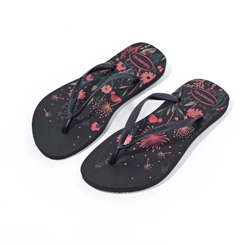 Ojota Havaiana slim organic talle 36 negro