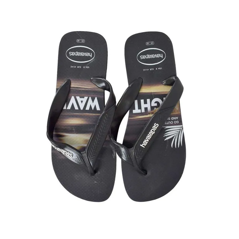 Ojota Havaianas Surf S+T FC Talle: 46 - 47 -Color: Negro/Blanco