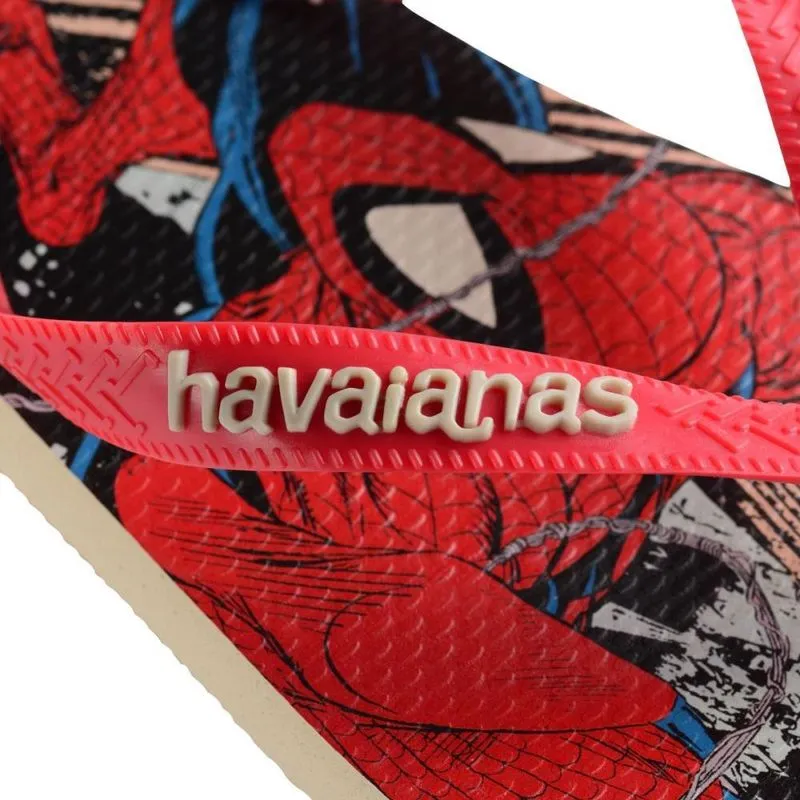 Chinelo havaianas licenciado marvel classics 39/0 bege palh
