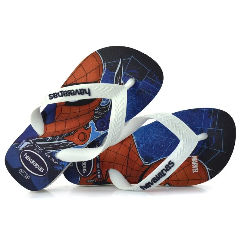 Chinelo Infantil Havaianas Top Marvel Branco 4148300 31/32