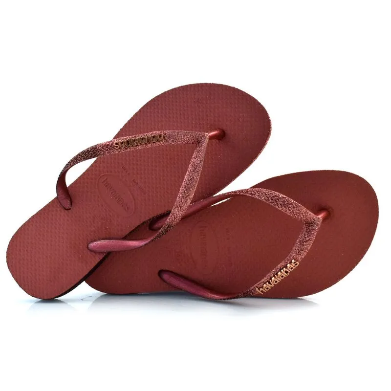 Chinelo Feminino Havaianas Slim Sparkle Rosa 4146093 37/38