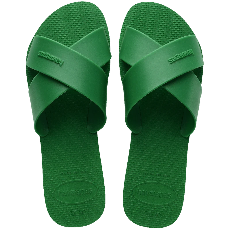 Rasteirinha Havaianas Aqua Verde Pátria / 37/38 - Havaianas