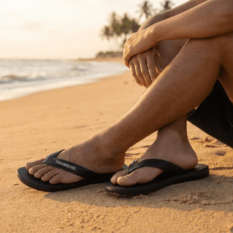 Chinelo Masculino Havaianas Top Max Comfort Preto - 35 - Havaianas