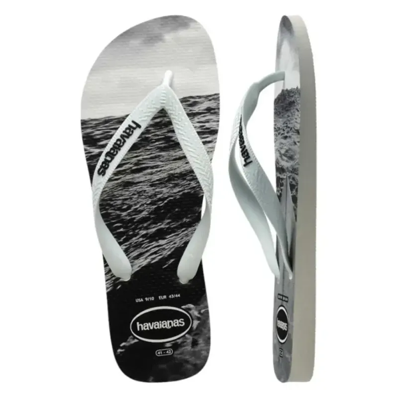 Havaianas Hype Bco/Bco/Pto/Cinza 39/40