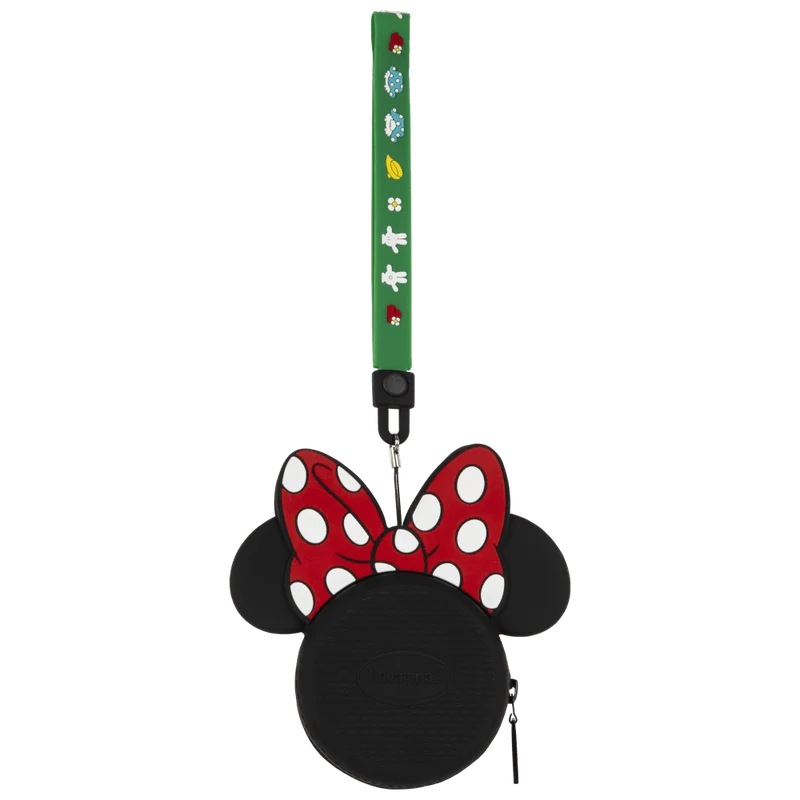 Porta Fone de Ouvido Havaianas Disney Minnie Preto / Único