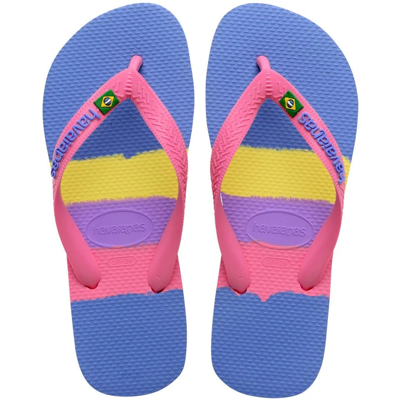 Chinelo Havaianas Brasil Tech Azul Provence / 43/44