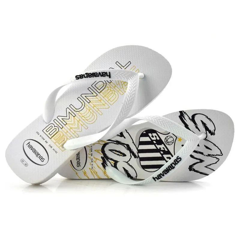 Chinelo Havaianas Santos, Branco 4148380 AD 39/40