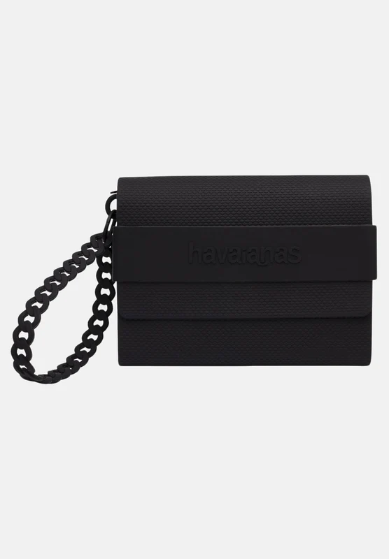HAVAIANAS Pochette nera da donna in gomma UNI