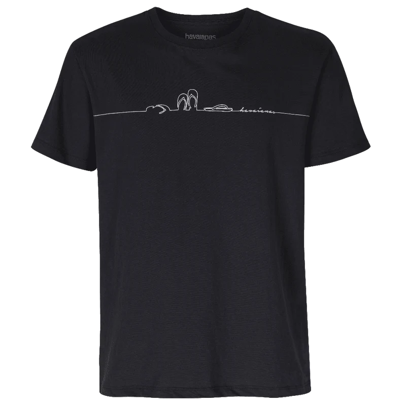 Camiseta Havaianas Sandália Slim Preto / PP - Havaianas