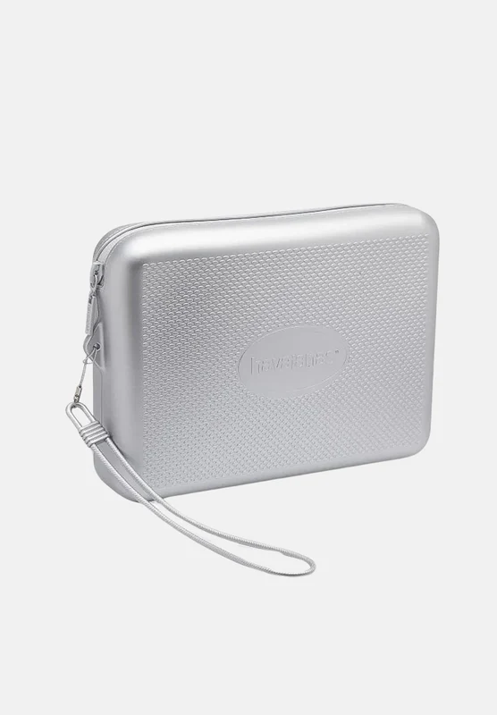 HAVAIANAS Pochette Havaianas Necessaire Da Spiaggia Glitter argento da donna UNI