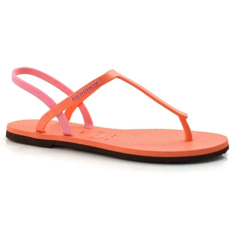 Sandália Rasteira Havaianas You Paraty Laranja 4147152 38
