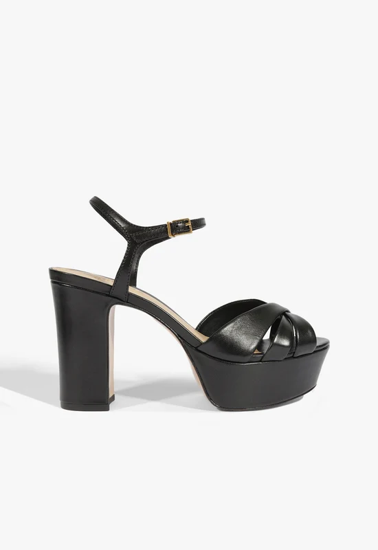 Keefa Sandal 8.5 / Black / Deluxe Nappa