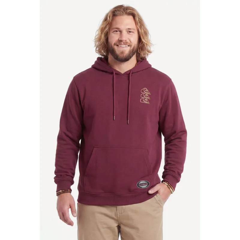 Moletom Quiksilver Fech Chrome Three Logo Ps Preto - G1
