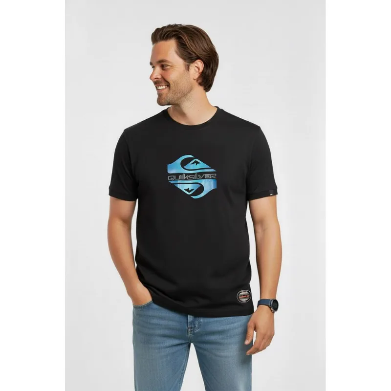 Camiseta Quiksilver M/C Soft Hologram Ps Preto Camiseta Quiksilver M/C Soft Hologram Ps Pret-Preto-.G2