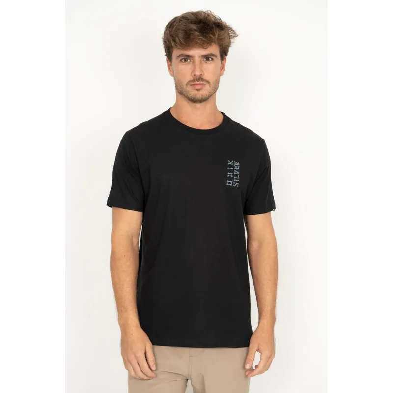 Camiseta Quiksilver M/C High Island I Preto -Preto-G
