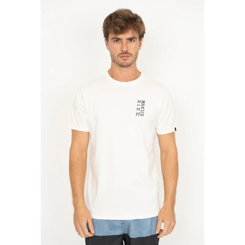 Camiseta Quiksilver M/C High Island I Snow White -SNOW WHITE-P