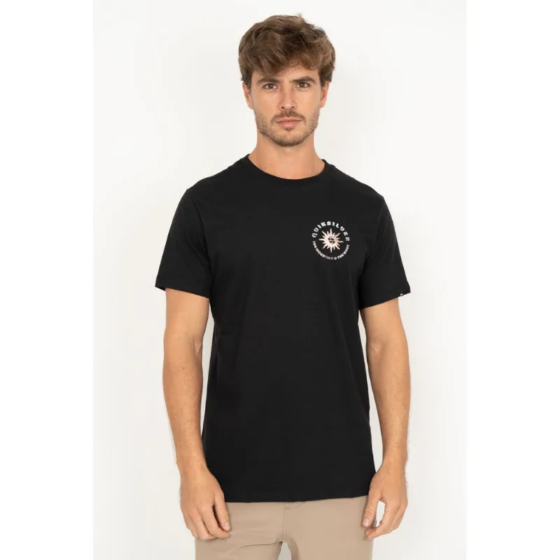 Camiseta Quiksilver M/C High Solar Power I Preto -Preto-G