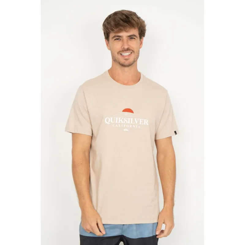 Camiseta Quiksilver M/C High Sun I Bege -Bege-G