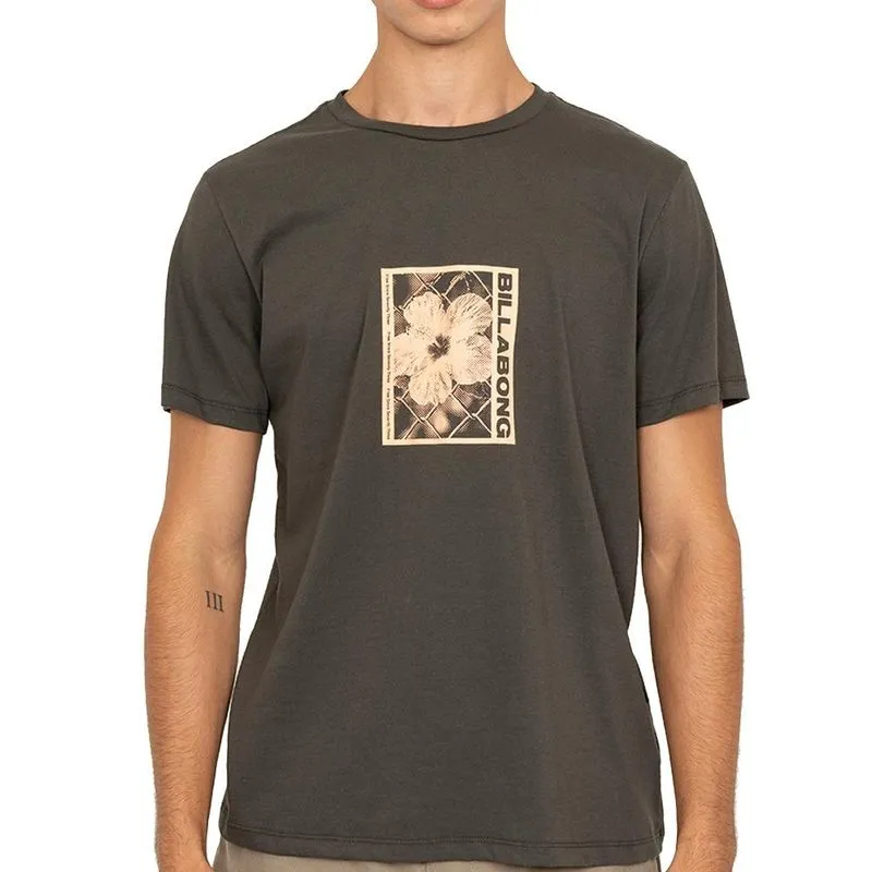 Camiseta Billabong Link SM27 Masculina Marrom Escuro M / marrom