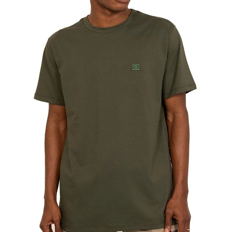 Camiseta DC Shoes Embroidery SM27 Masculina Verde Escuro P / verde