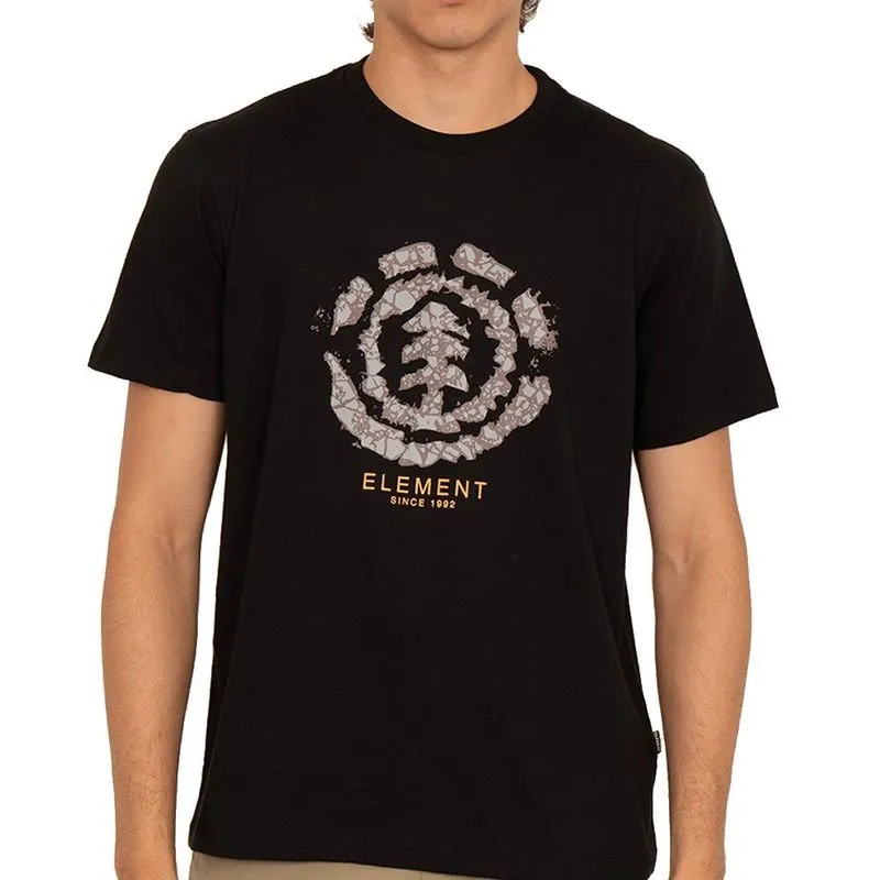 Camiseta Element Rokys SM27 Masculina Preto P / preto