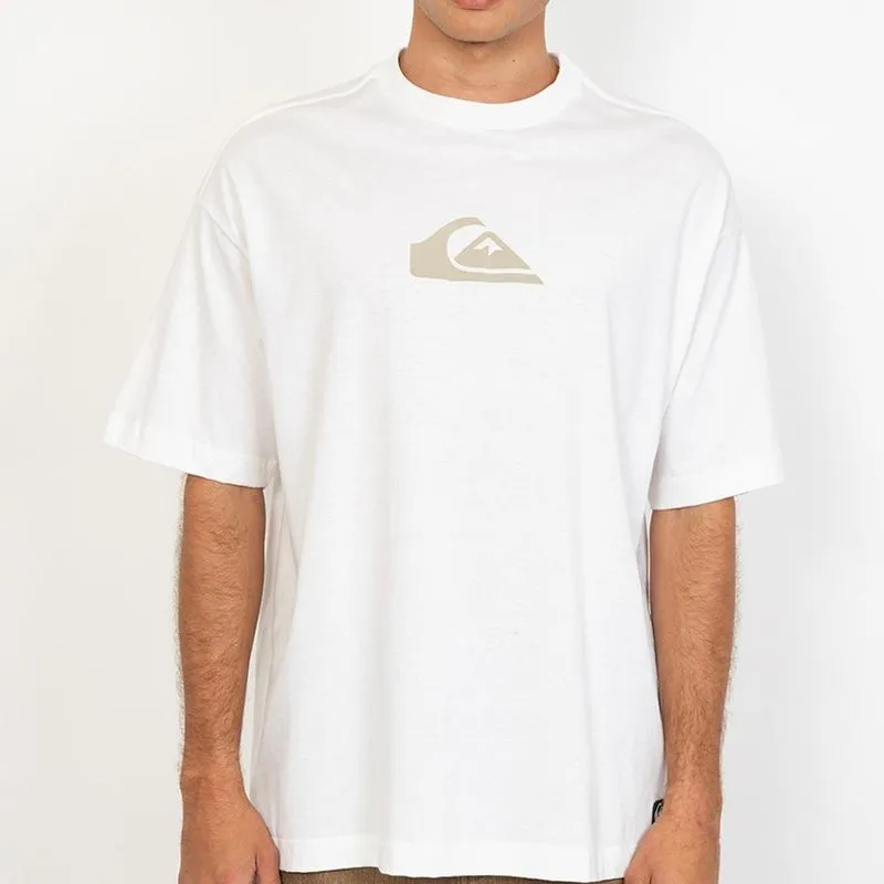 Camiseta Quiksilver Snow Quik Over SM27 Masculina Snow White P / branco
