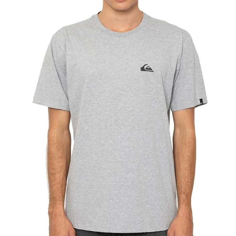 Camiseta Quiksilver Mini Omni Logo SM27 Masculina Cinza G / cinza