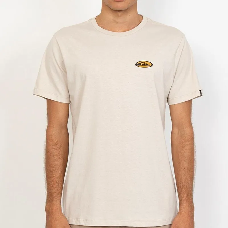 Camiseta Quiksilver Harbor SM27 Masculina Areia G / begê