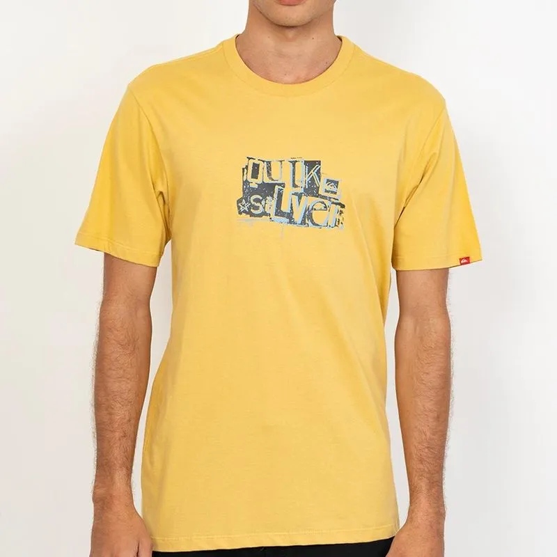 Camiseta Quiksilver Rinse SM27 Masculina Amarelo GG / amarelo