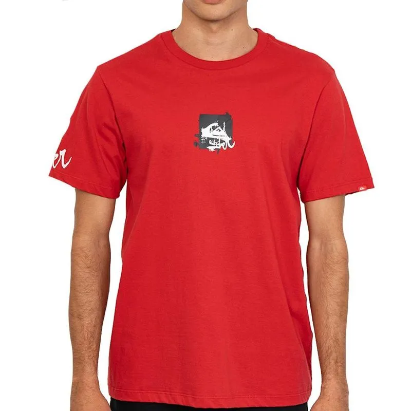 Camiseta Quiksilver Echo SM27 Masculina Vermelho G / vermeho