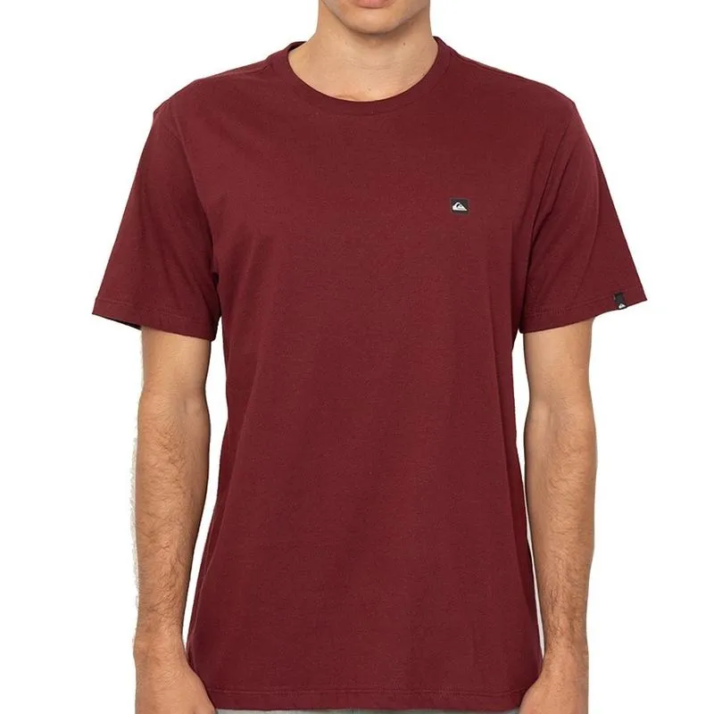 Camiseta Quiksilver Transfer Square SM27 Masculina Vinho G / vermeho