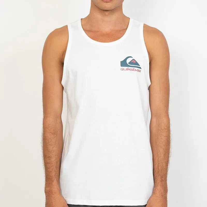 Regata Quiksilver Omni Logo SM27 Masculina Snow White G / branco